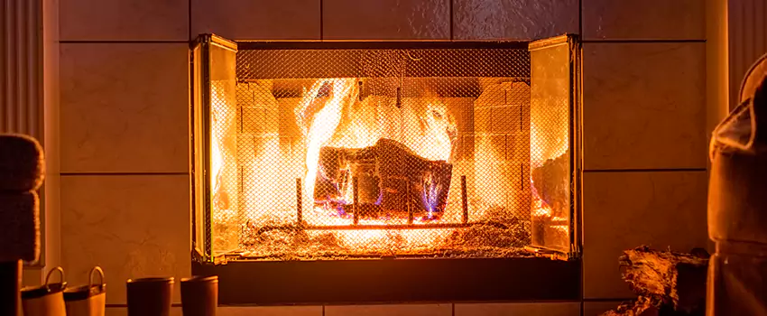 Mendota Hearth Landscape Fireplace Installation in Bartlesville, Oklahoma