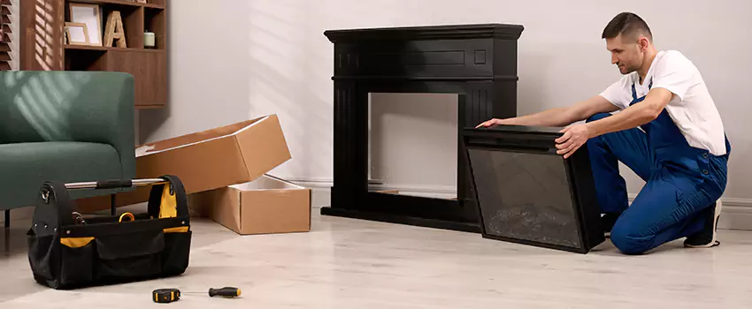 Old Rusted Metal Fireplace Repair And Replacement in Bartlesville, OK
